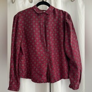 Vintage silk top - fits small/medium